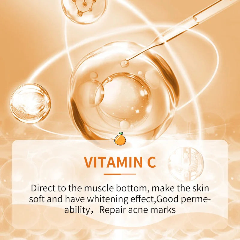 Vitamin C & Collagen Moisturizing Gel Deep Nourishing Repairing Body Facial Cream Anti-acne Lighten Skin Care Gel 300ML